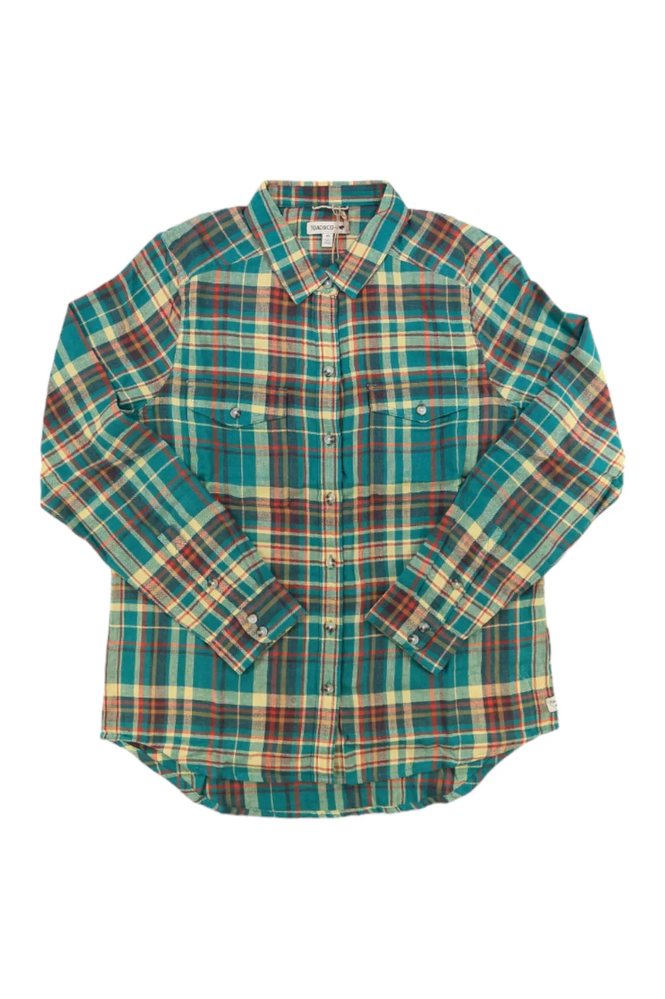 Toad & Co Womens Re-Form Flannel LS Shirt