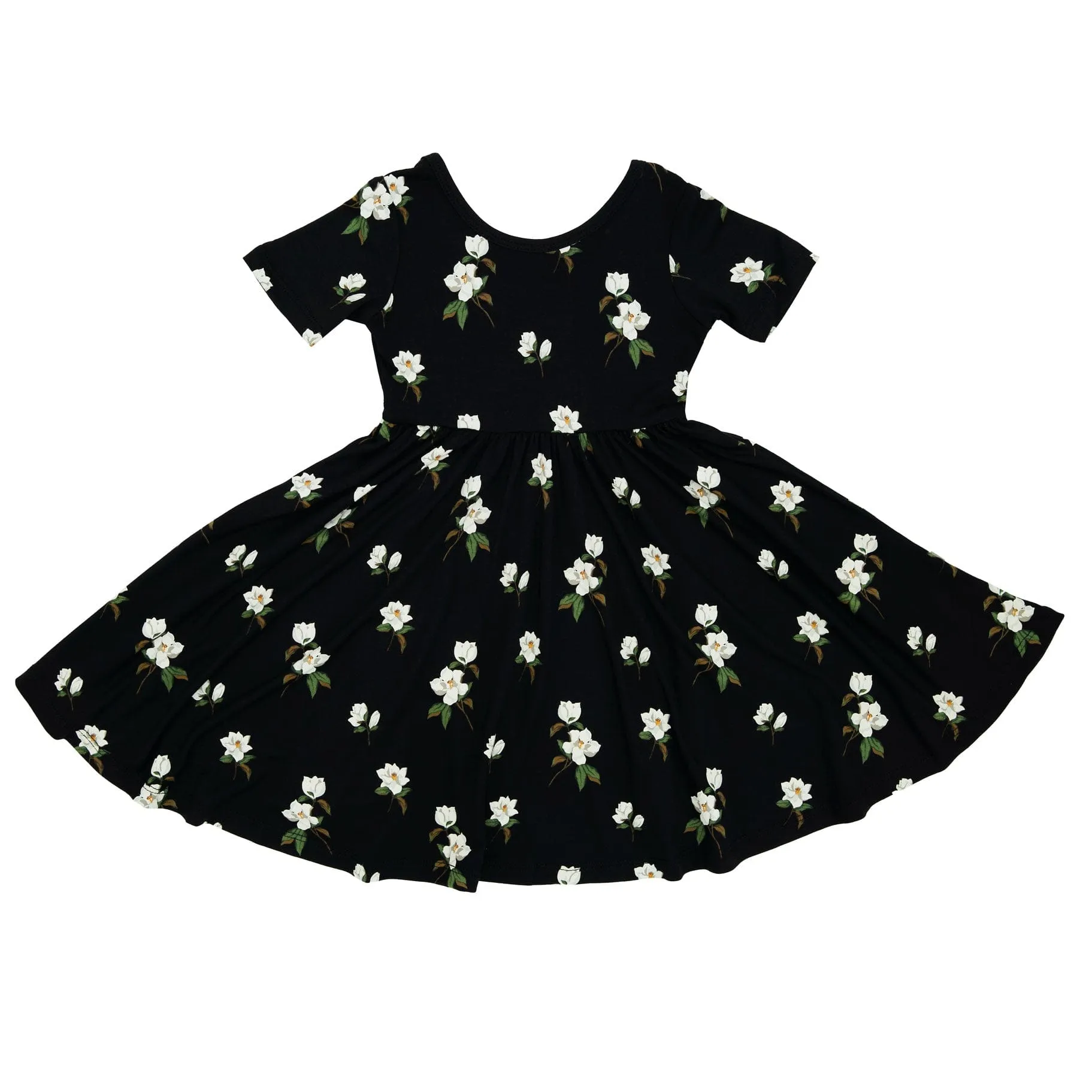 Twirl Dress in Small Midnight Magnolia