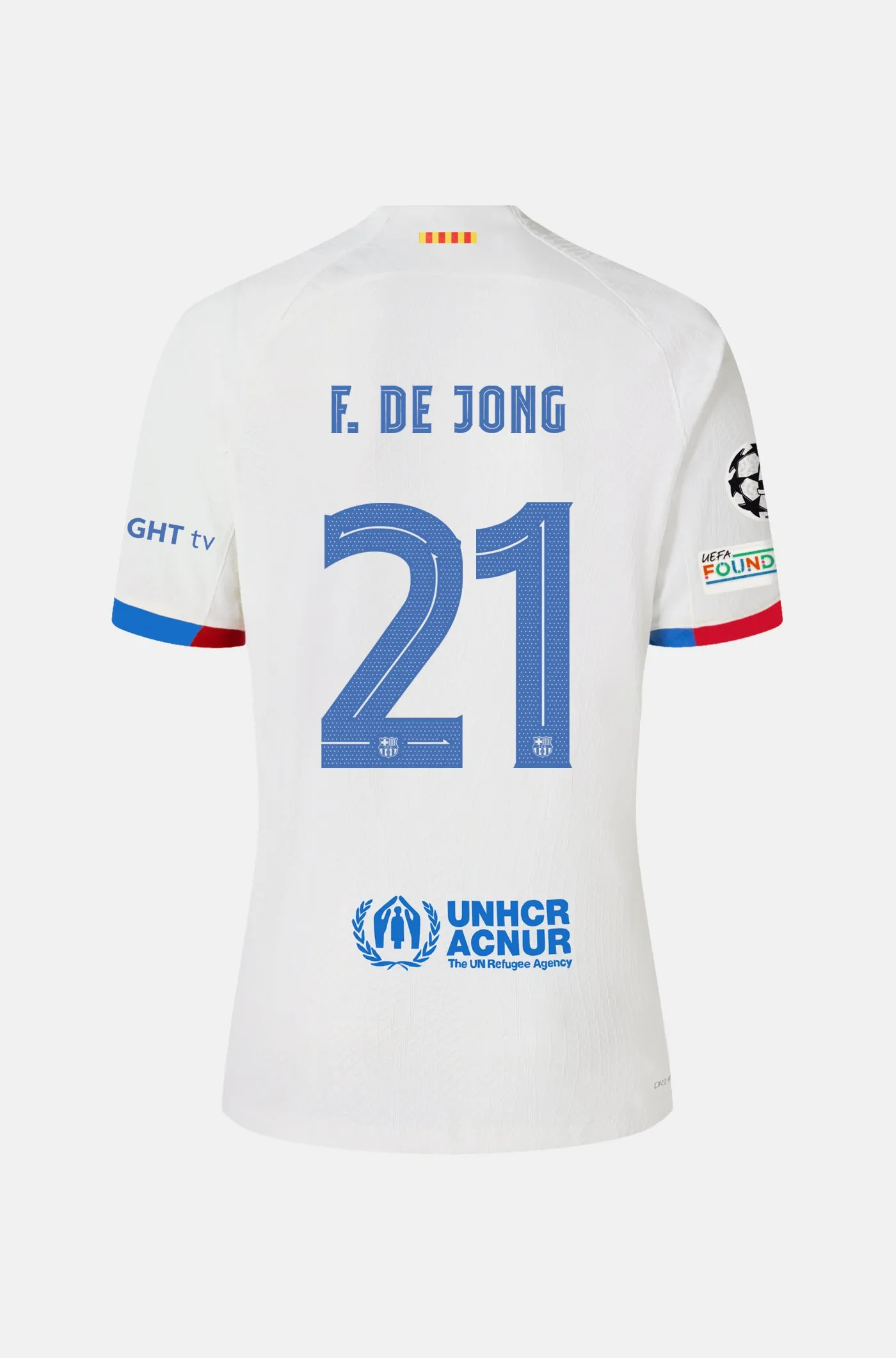 UCL FC Barcelona away shirt 23/24 - Junior - F. DE JONG