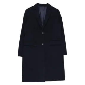 Uniqlo Navy Single Breasted Coat