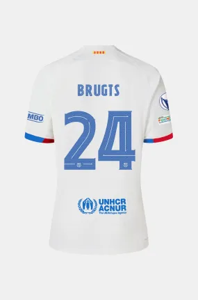 UWCL FC Barcelona away shirt 23/24 – Junior  - BRUGTS