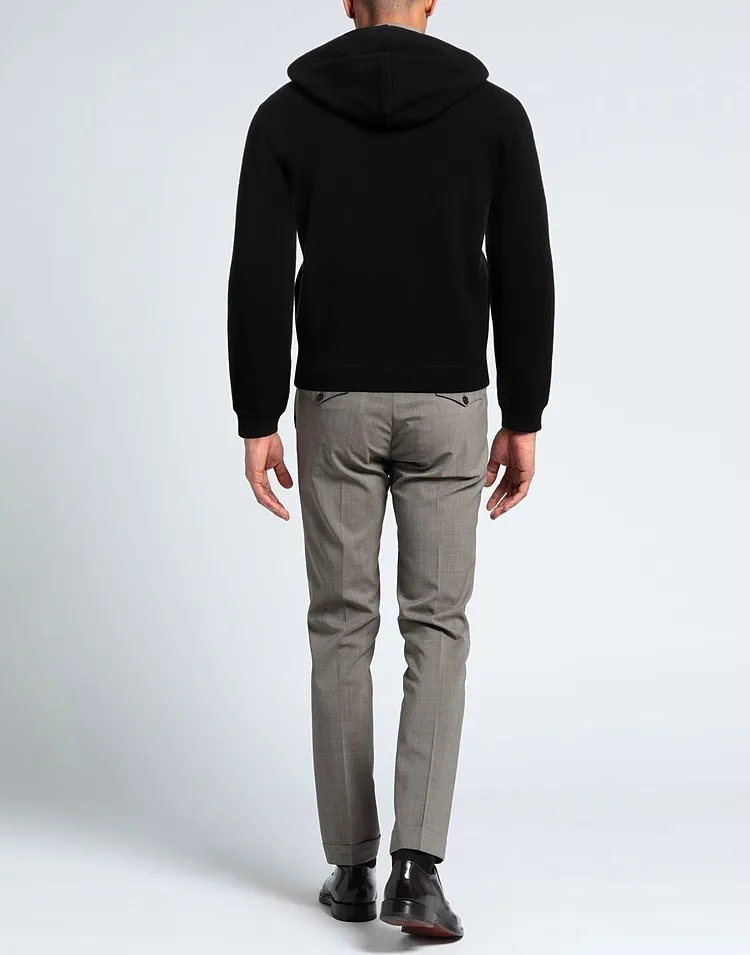 VALENTINO  |Wool Cashmere Plain Logo Luxury Cardigans