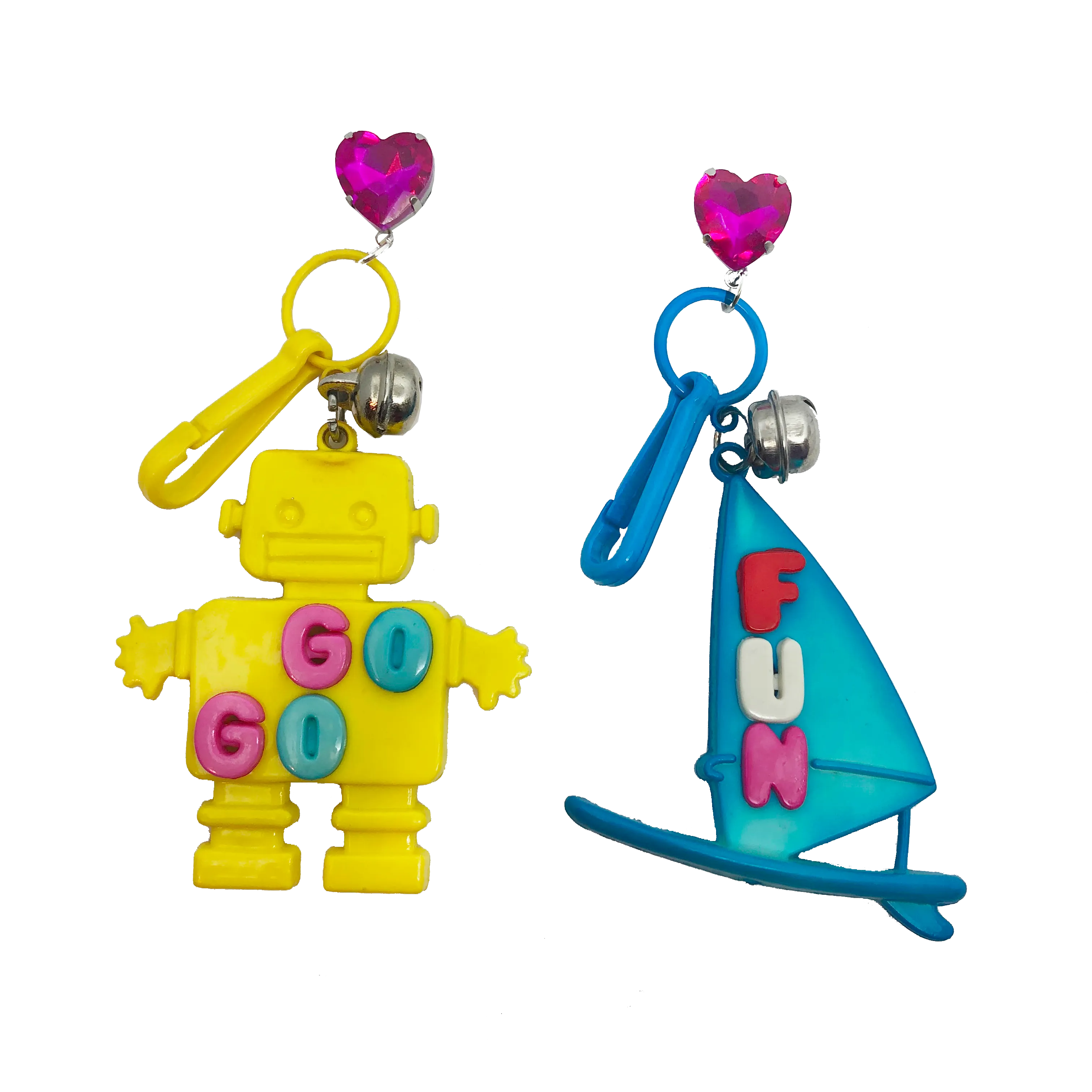 Vintage GoGo Fun Charm Earrings