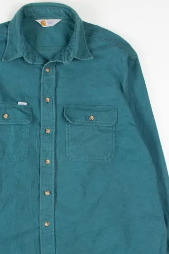 Vintage Teal Carhartt Flannel 2843