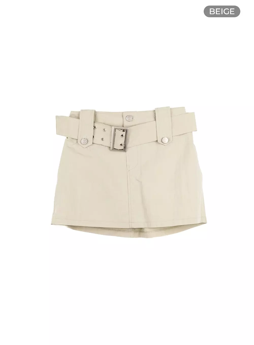 Wide Belt Mini Skirt CM426