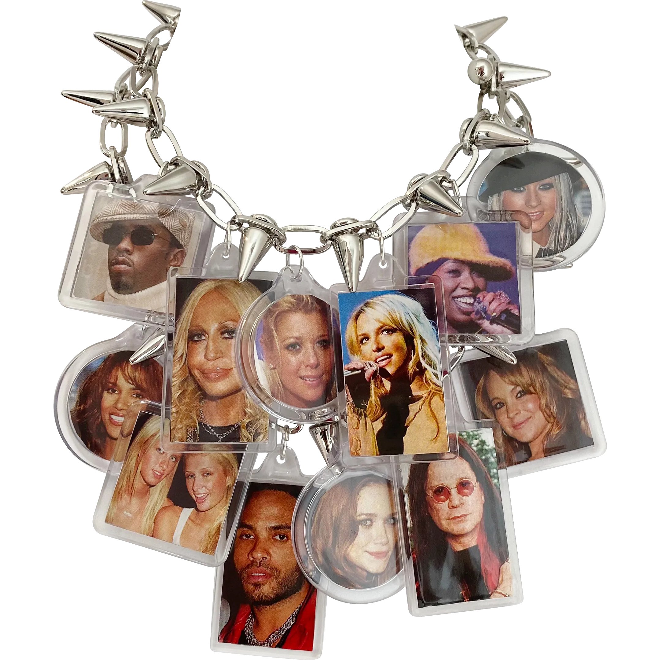 Y2K Vintage Remix Charm Necklace