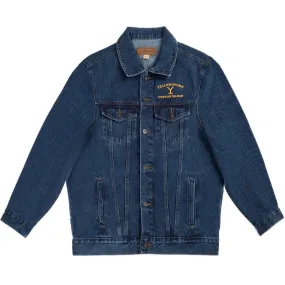 Yellowstone Dutton Ranch Logo Embroidered Denim Jacket