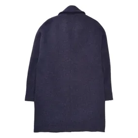 YMC Navy Felted Wool Coat