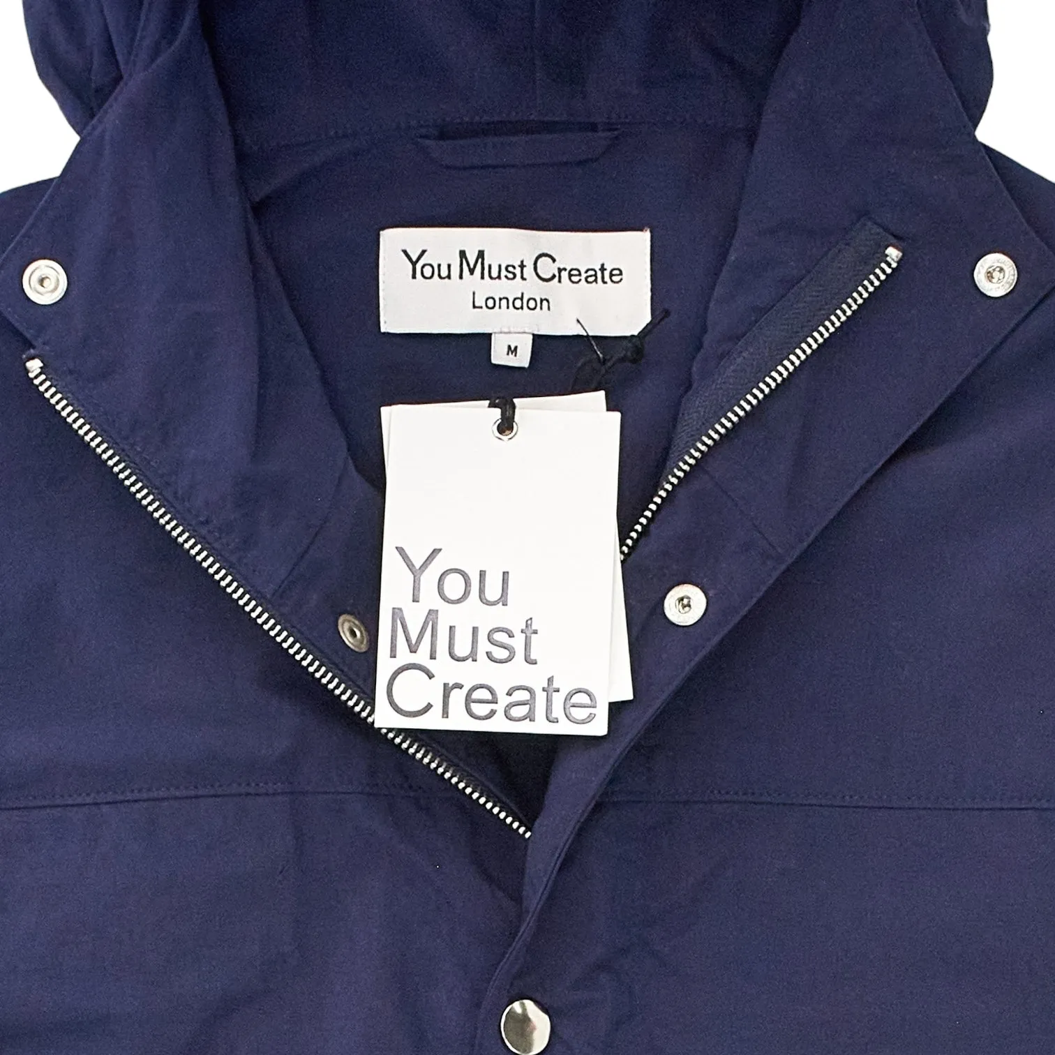 YMC Navy Indigo Hooded Coat