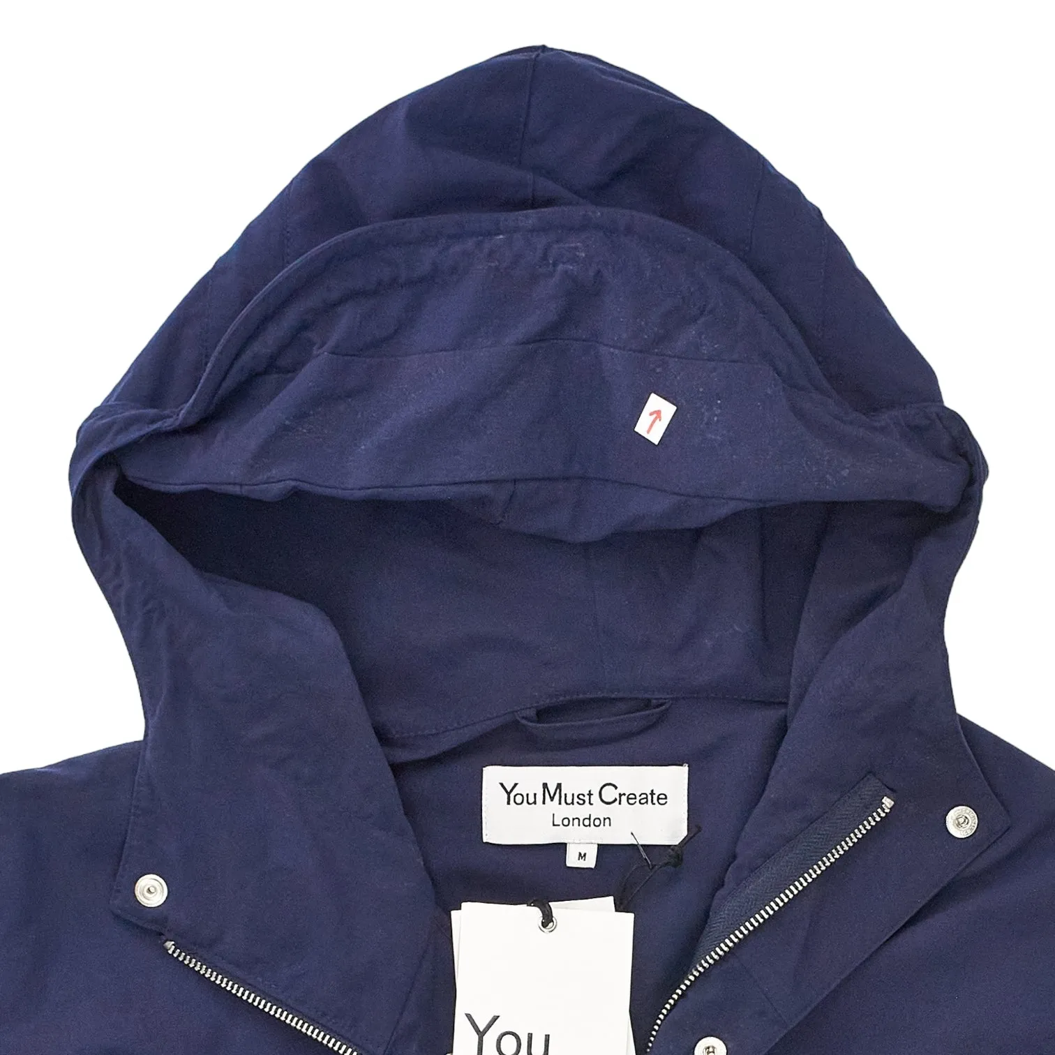 YMC Navy Indigo Hooded Coat