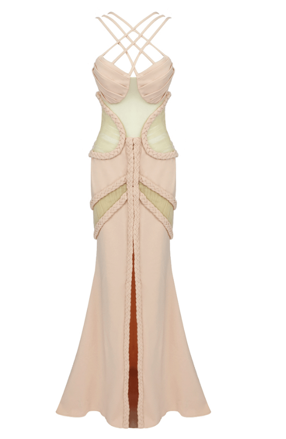 Yona Cream Maxi Dress