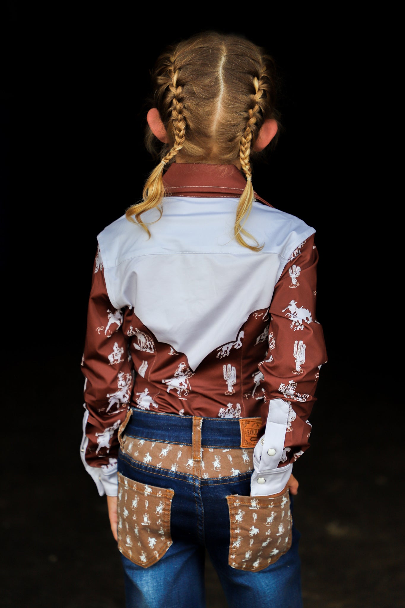 *YOUTH* BUCKAROO PERFORMANCE RODEO SHIRT