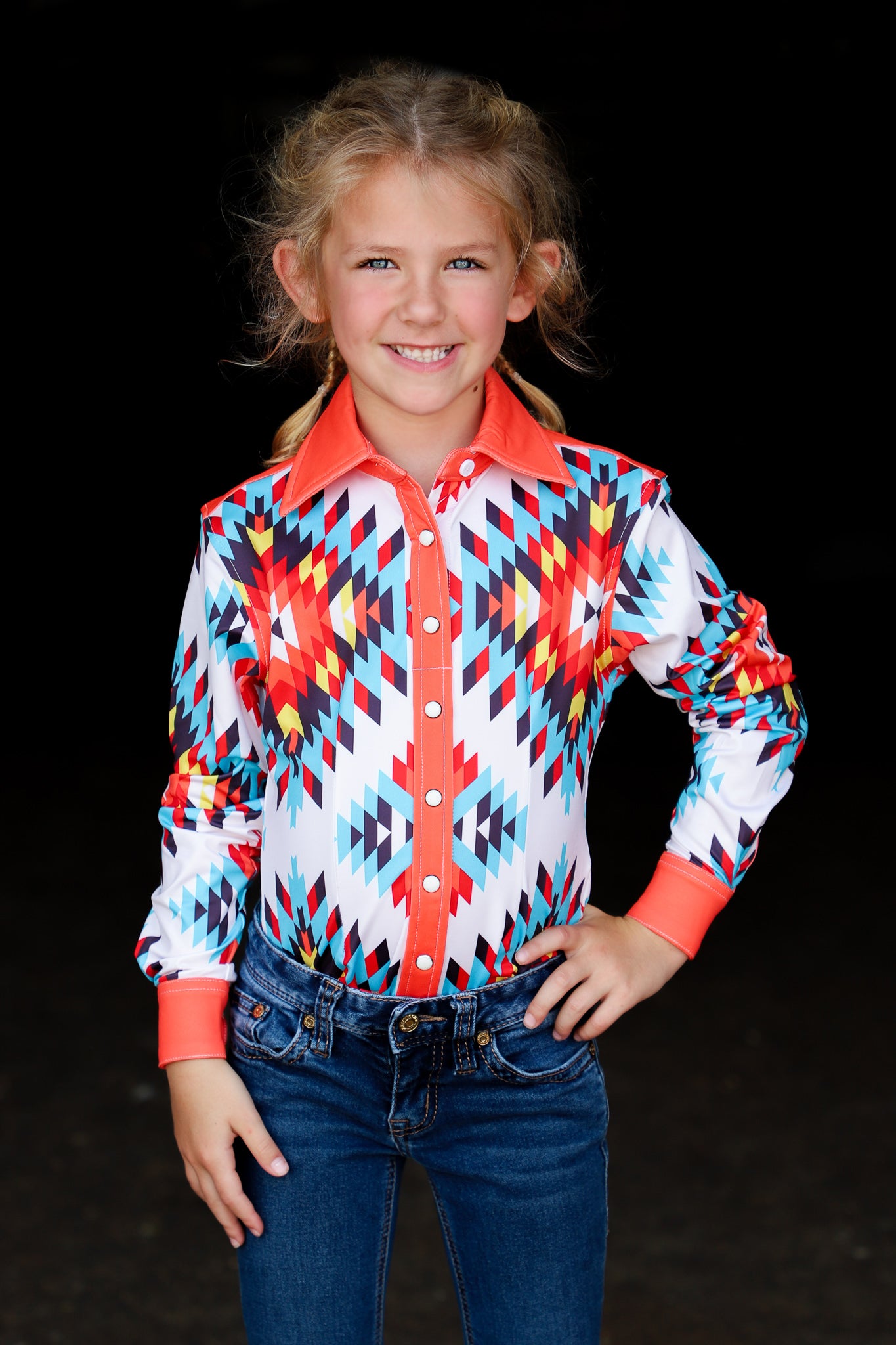 *YOUTH* SANTA FE PERFORMANCE RODEO SHIRT